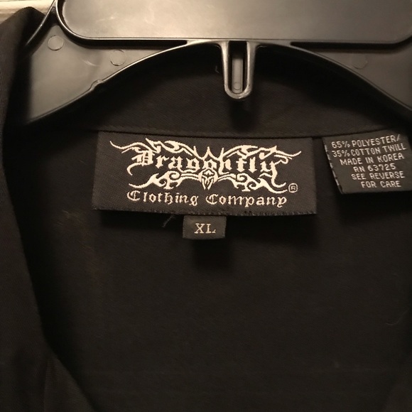 Men’s Dragon Fly Shirt - Picture 2 of 3